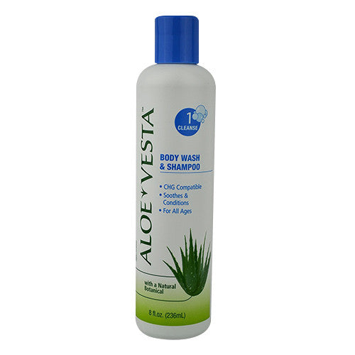 Aloe Vesta 2 In 1 Body Wash And Shampoo, 8 Oz